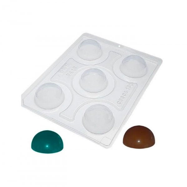 Forma De Acetato C/ Silicone Esfera 50Mm - Bwb