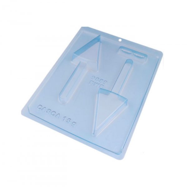 Forma Com Silicone Paleta Gourmet Triangulo (9889) - Bwb