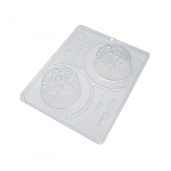 Forma De Acetato C/Silicone Pão De Mel Musical (1355) - Bwb