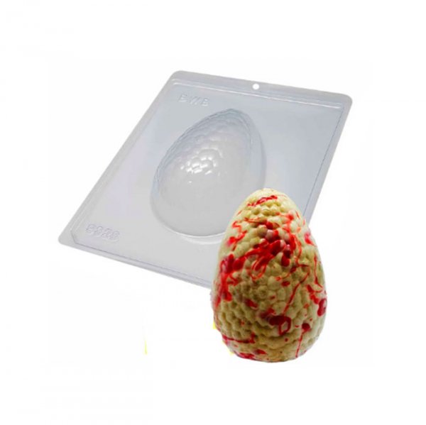 Forma De Acetato C/Silicone Ovo Texturizado Gouge 250G (9328) - Bwb