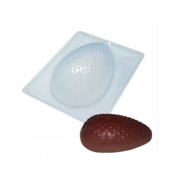 Forma De Acetato C/Silicone Ovo Texturizado Bolha 500G (9459) - Bwb