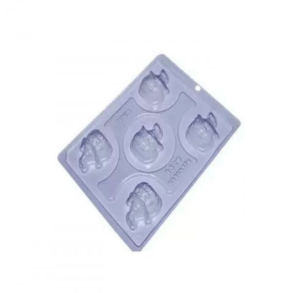 Forma De Acetato C/Silicone Abobora Com Chapeu - Bwb