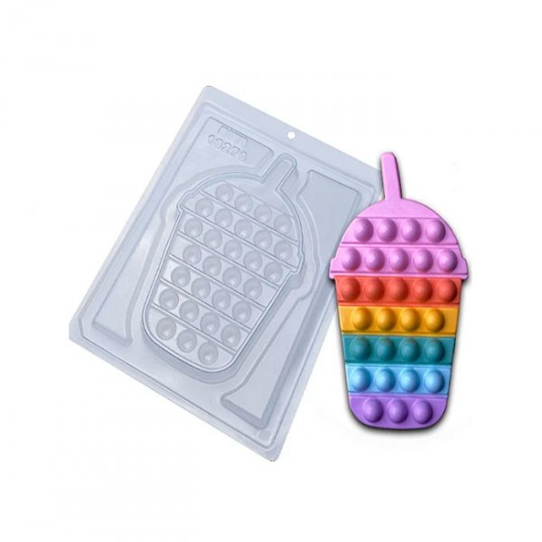 Forma De Acetato Pop It Milkshake (10274) - Bwb Formas