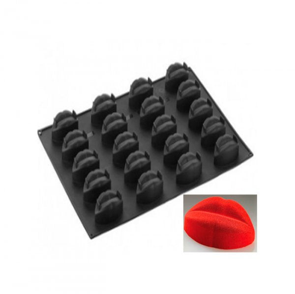 Forma De Silicone (Px054) Lips 20 Cavidades - Pavoni Italia