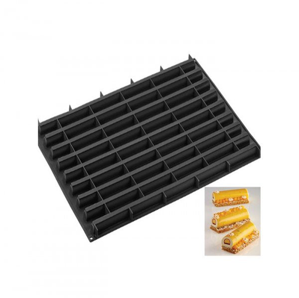 Forma De Silicone (Px058) Log Mignon 9 Cavidades -  Pavoni Italia