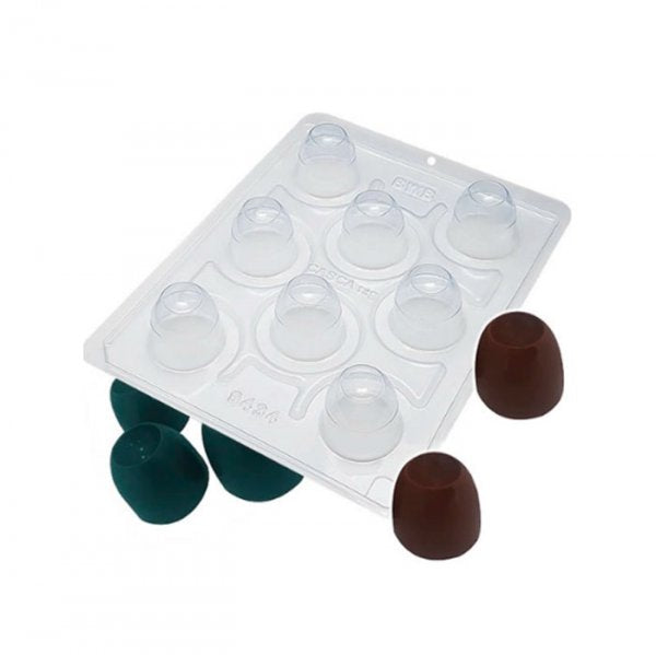 Forma De Acetato C/Silicone Trufa Concava (9434) - Bwb
