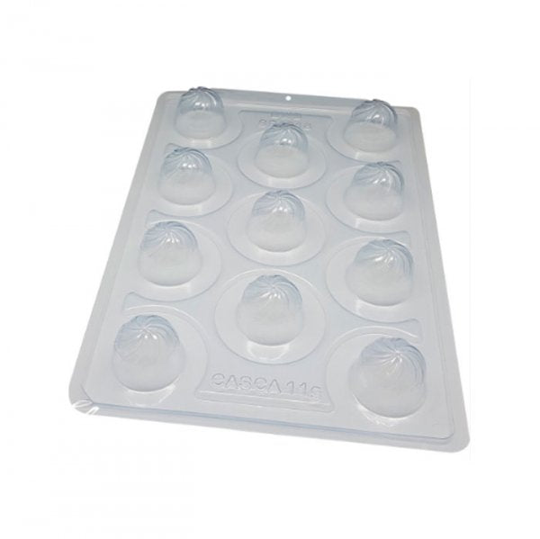 Forma De Acetato C/Silicone Trufa Hélice (1018) - Bwb