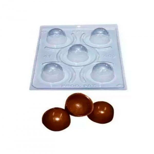 Forma De Acetato C/Silicone Trufa Pequena (3501) - Bwb