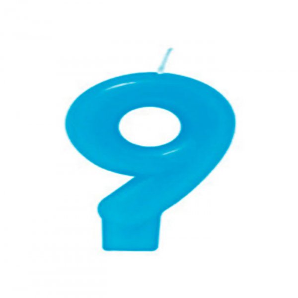 Vela Azul N°9 - Silver Festas