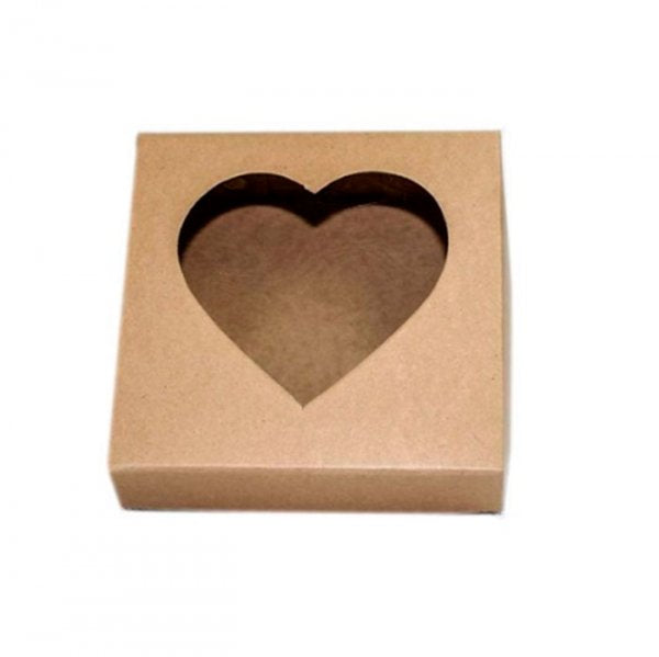 Caixa Coração Kraft Colher - Festcolor