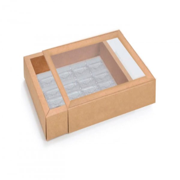 Caixa Gaveta 12 Cavidades Kraft - Artcrystal