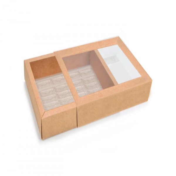 Caixa Gaveta 16 Cavidades Kraft - Artcrystal