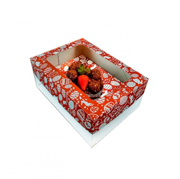 Caixa Ovo Colher 1 Cavidade (150G) - Boxer