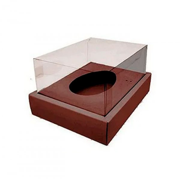 Caixa Ovo Colher Marrom (500G) - Assk