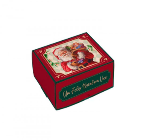 Caixa Para 8 Doces Noel Carmin (17X10.6X4.5) 10Un - Cromus
