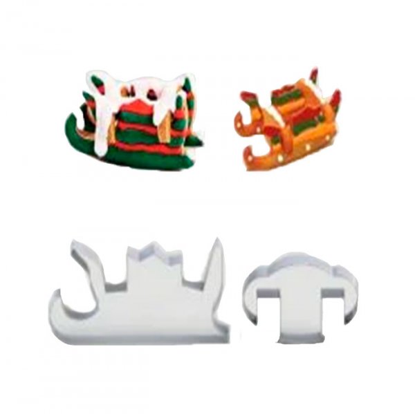 Cortador Trenó 3D (2 Peças) - Kafstar