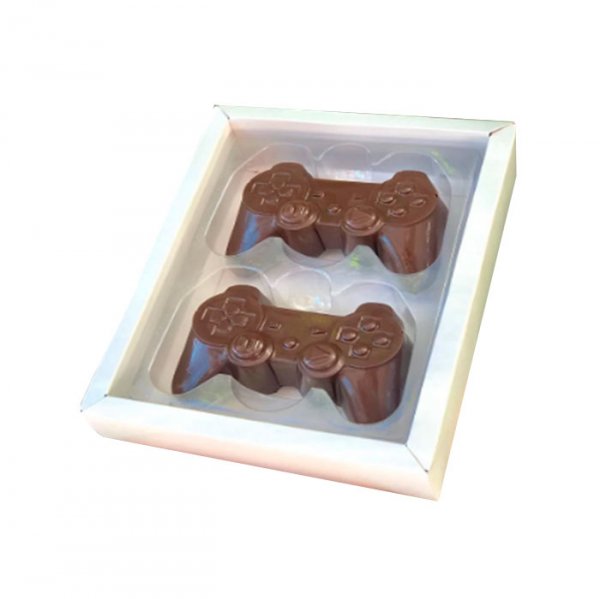 Caixa Controle Video Game 2 Cavidades Branca - Crystal Forming