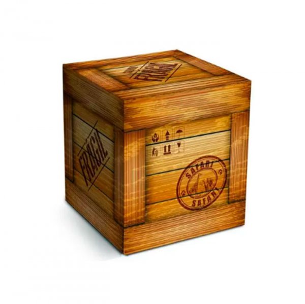 Caixa Cubo De Madeira Safari (8Un) - Cromus