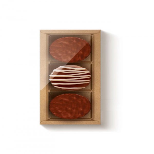 Caixa Para 3 Pães De Mel Kraft (5Un) - Cromus