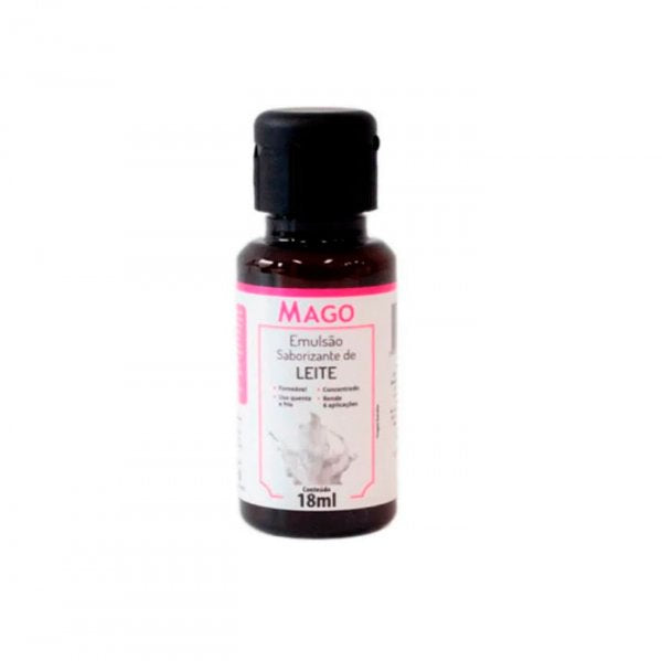 Emulsão Saborizante Leite 18Ml - Mago
