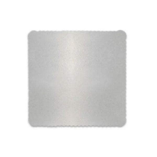 Cakeboard Quadrado Prata (28X28) - Ultra Fest
