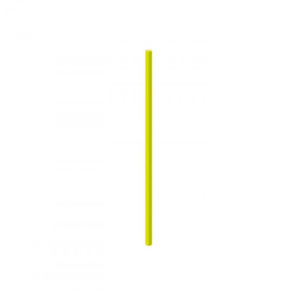 Canudo Papel Liso Amarelo (20Un) - Cromus