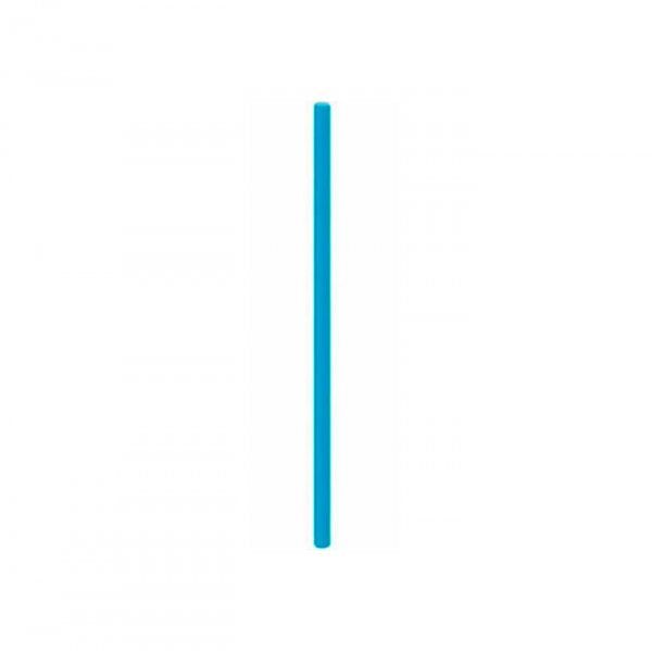 Canudo Papel Liso Azul (25Un) - Cromus