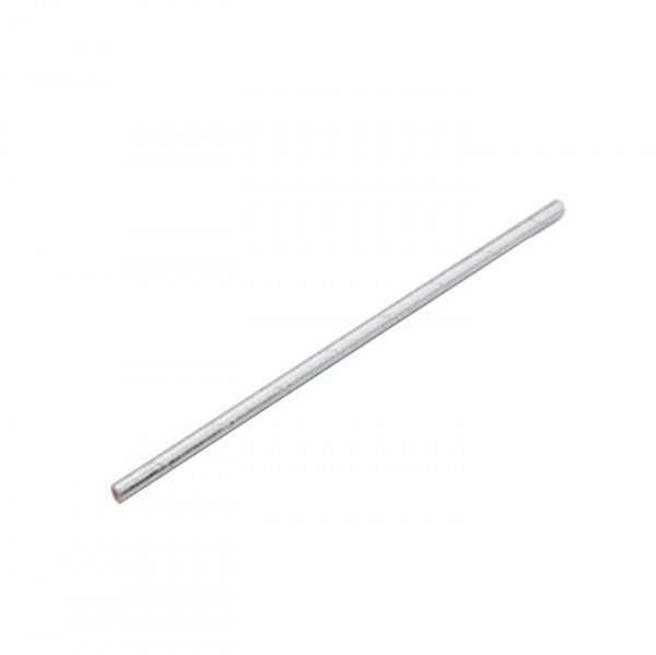 Canudo Papel Liso Prateado (15Un) - Silver Festas