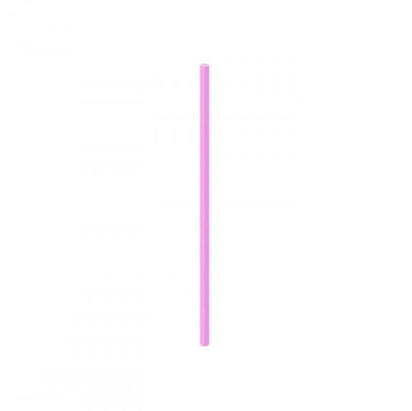 Canudo Papel Liso Rosa (20Un) - Cromus