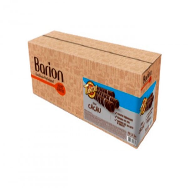 Canudo Tubetes Rolinho Cacau 1Kg - Barion