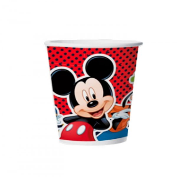 Copo De Papel Mickey Classico 180Ml (C/8Un) - Regina
