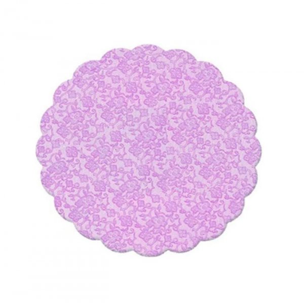 Fundo Bandeja Renda Francesa Lilas 9Cm (100Un) - Cromus