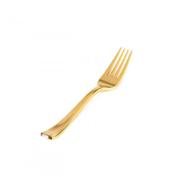 Garfo Refeição Ouro Premium - Silver Festas