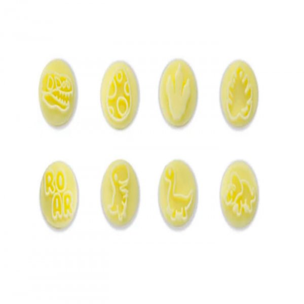 Kit Carimbo Dinossauro Amarelo - Blue Star