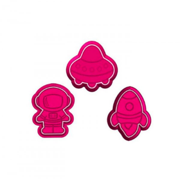 Kit Cortador Carimbo Astronauta 3D - R.R. Oliveira
