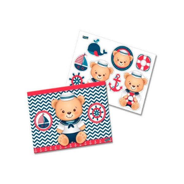 Kit Decorativo Ursinho Marinheiro - Festcolor