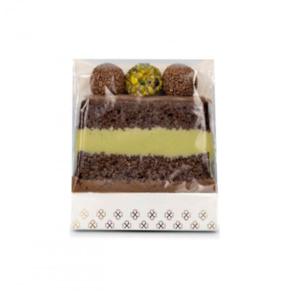 Kit Embalagem Fatia Slice Branca Fiori (5Un) - Sulformas