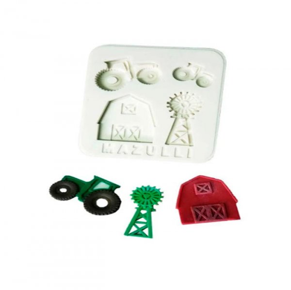 Molde De Silicone Kit Fazendinha 2377 - Mazulli