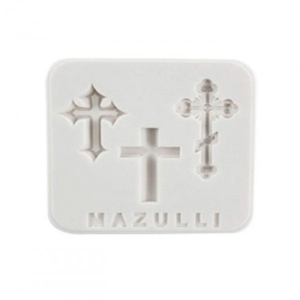 Molde De Silicone Crucifixos (5Cm) 2417 - Mazulli