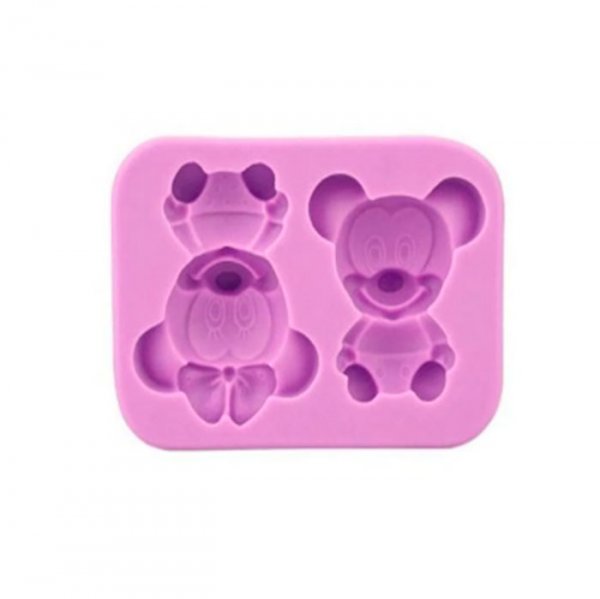 Molde Em Silicone Casal Ratinho - Prime Chef