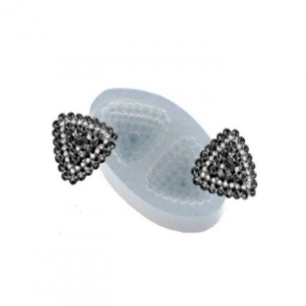 Molde Em Silicone Joia Triangular Shaw - Flexarte