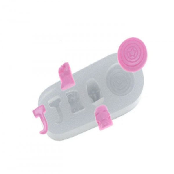 Molde Em Silicone Mini Super Herois - Flexarte