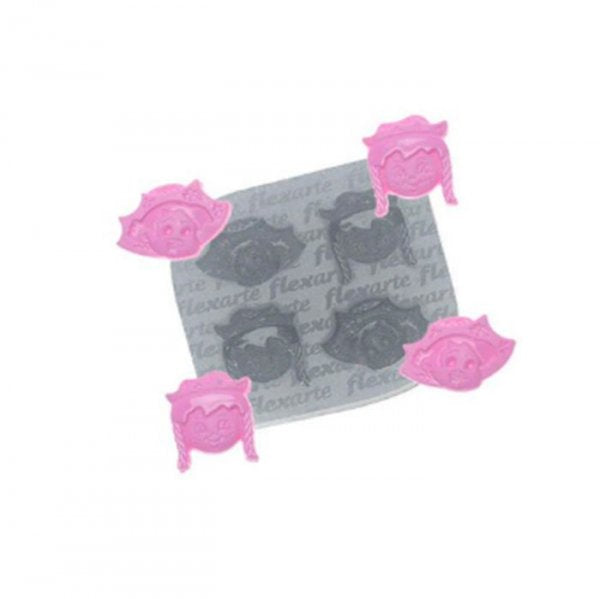 Molde Em Silicone Casal Caipirinha - Flexarte