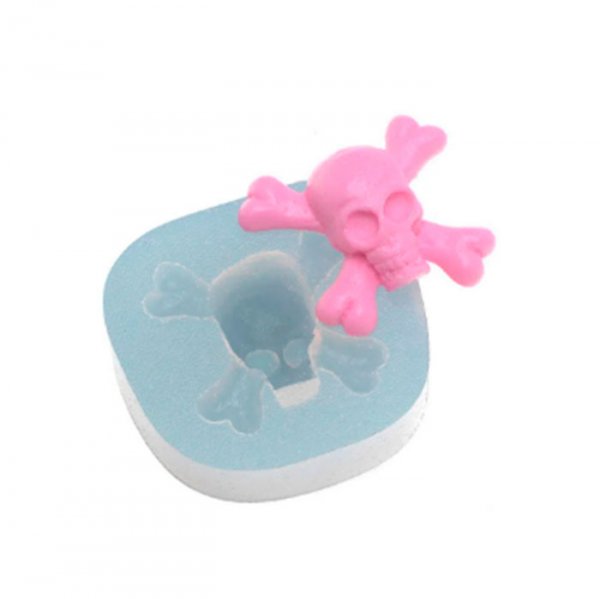Molde Em Silicone Caveira Media - Flexarte
