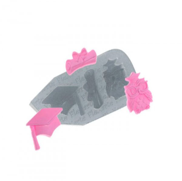 Molde Em Silicone Formatura Diploma Capela - Flexarte