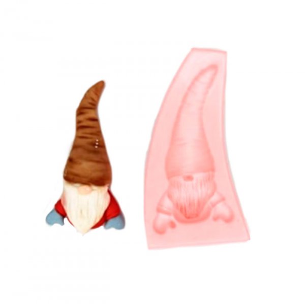 Molde Em Silicone Gnomo Mod 1 - Cia Do Molde