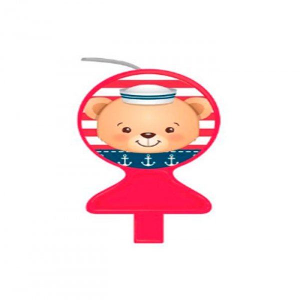 Vela Plana Ursinho Marinheiro - Festcolor