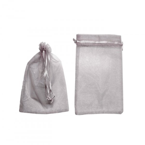 Saco Organza 15X18 Prata (10Un) - Packpel