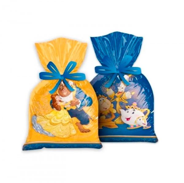 Saco Plastisco Bela E A Fera R275 (8Un) - Regina