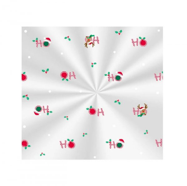 Saco Transparente 11X19.5 Ho Ho Ho (100Un) - Cromus